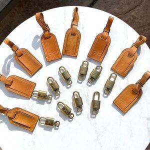 Louis Vuitton Lock and Keys/ Luggage Tag bundle